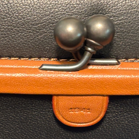 COACH 1941 Dinky Color Block Ombré Pink & Black Convertible Strap Crossbody Bag - Picture 15 of 15